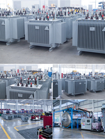 Transformador de Distribución Trifásico de Larga Vida Útil, 400kVA 500kVA 20kV 0.4kV, Tipo Aceite, para Plantas de Manufactura Industrial
