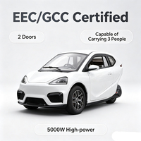 2026 XSDU Tricycle Électrique Inverti à Trois Roues, Supercar Mini Économique, Scooter Fermé 72V 5000W, Tricycle Électrique à 3 Roues pour Adultes