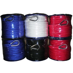 Cuerda <span class=keywords><strong>de</strong></span> nailon para barco <span class=keywords><strong>de</strong></span> pesca, cordón trenzado <span class=keywords><strong>de</strong></span> 3 hebras, <span class=keywords><strong>de</strong></span> poliéster, blanco - Product Image 2