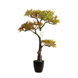 Pabrik Grosir Buatan Maple Tanaman Bonsai Pohon dengan <span class=keywords><strong>Pot</strong></span> untuk Dekorasi Rumah - Product Image 2