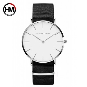 Montre à quartz pour homme Hannah Martin, mouvement japonais, étanche, bracelet en cuir fin, mode européenne décontractée CB01 - Product Image 6