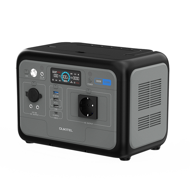 US Stock Solar Wireless Charging Outdoor Camping Generator Backup All in One 800W  512Wh Portable Power Station
