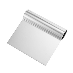 Stainless Steel Dough Scraper Food Grade Flour Cutter Metal Pastry Spatula with Scale for Pizza Cake Bread Baking - Product Image 2