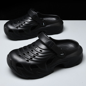 Claquettes EVA à semelle épaisse pour homme Guru, plateforme de 5 cm, plage, été, antidérapantes, respirantes, à bout fermé - Product Image 3