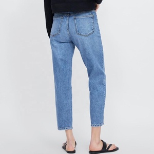 Mujer Vaqueros nuevos diseños denim <span class=keywords><strong>jeans</strong></span> de mamá - Product Image 3