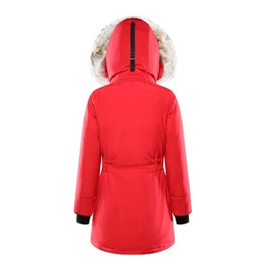 BECHANCE 防水プラスサイズカジュアルフード付きスタンドカラーパッド入りウィンターパーカー、ファー付き保温防寒ジャケット - Product Image 4