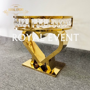 Mesa de Bar de acero inoxidable para bodas y eventos, nuevo estilo de fábrica - Product Image 3