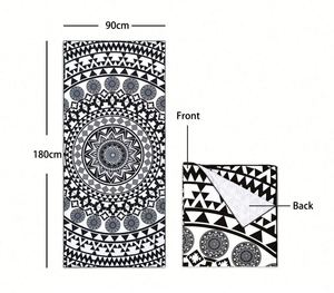 Serviettes de plage turques à rayures roses hautement absorbantes avec clips et logo personnalisé - Product Image 1