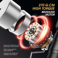 Ambition Soldier 270S Motor sin escobillas 5,0mm/4,5mm Carrera Pluma de tatuaje inalámbrica profesional Ametralladora con batería Doble