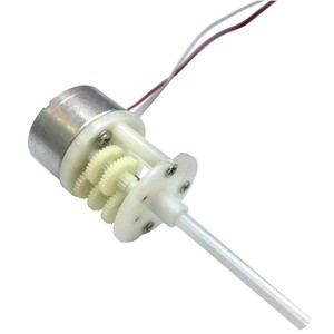 Motorreductor de CC en miniatura con escobillas de plástico DRF W300BA para calentadores, juguetes, manualidades y regalos - Product Image 1