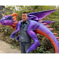 Costume de dragon robotique réaliste à porter sur l'épaule pour Halloween, les spectacles théâtraux et les événements commerciaux