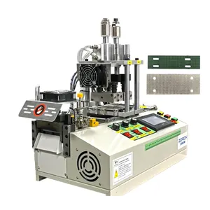 Máquina de corte por ultrasonidos de la computadora cremallera cinta etiqueta cordón caliente y fría de la cinta de la máquina de corte