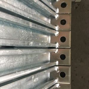 Hot Dip Galvanized Carbon Steel U Channel Cantilever <b>Brackets</b> Welded Strut Profile ASTM Standard for Simplified Fixing - Product Image 6