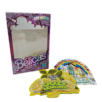 Boîte de céréales en gros de 3,5 g avec sac en Mylar comestible holographique, sachets découpés anti-odeur pour bonbons gélifiés, biscuits, herbes et fleurs, boîte de 3,5 g
