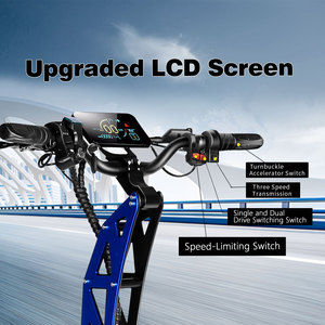 2026 Two-Wheel Scooter 60V 90KM Range Foldable Waterproof Dual Motor Seat 200kg 35AH Lithium <b>Sensor</b> Four-wheel Scooter - Product Image 2