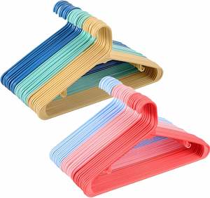 Wholesale Customized Logo PP Plastic Children's Kid Coat Clothes Hanger Thin Light Design No Slip <b>for</b> Wardrobe Laundry Space - Product Image 2