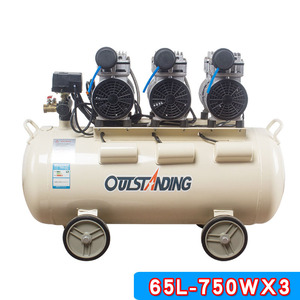 <b>Small</b> Silent Oil-free Rocking Piston High Portable 3KW 120L Lower Noise Movable Blowing Dust Air <b>Pump</b> - Product Image 5