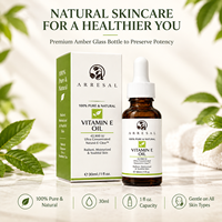 Huile de soin Arresal personnalisée avec logo, huile de vitamine E pure et naturelle, hydratant réparateur pour peaux sèches, huile de vitamine E pour le visage et le corps