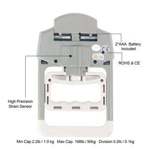 Máy Đo Lực Kế Cầm Tay Điện Tử Kỹ Thuật Số Phạm Vi Đo 198lbs/90KGs Máy Đo Độ Bền Kẹp Tự Động Chụp - Product Image 5