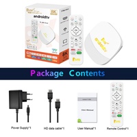 TV98 ATV MAX 4K Android TV Box Allwinner H313 con Procesador de Cuatro Núcleos, 2GB de RAM + 8GB de ROM, Funciones de Control por Voz
