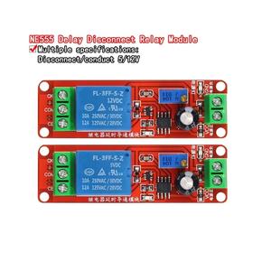NE555タイマースイッチ調整可能モジュール時間遅延リレーモジュールDC5V/12V遅延接続 - Product Image 3