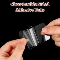Pastilles adhésives double face pour fixation murale, ruban adhésif double face pour murs, support mural nano, pastille robuste transparente