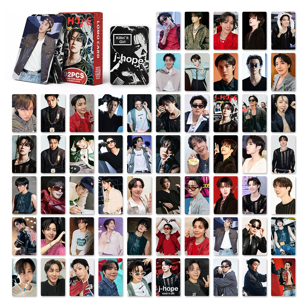 KPOP 92pcs/box J-Hope Jack in the Box Photocard Lomo Card