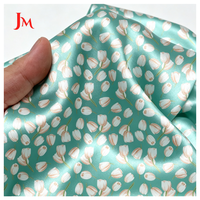 Tissu satiné en polyester soyeux de haute qualité à motif floral, drapé, luxueux, imprimé sur mesure, en rouleau, pour robe femme