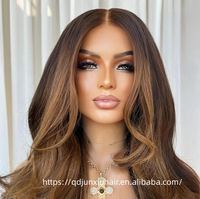 Peluca Frontal de Encaje HD de Lujo con Balayage y Reflejos, Rubia Ceniza, Cabello Humano 100% Virgen Sin Procesar, Venta al por Mayor
