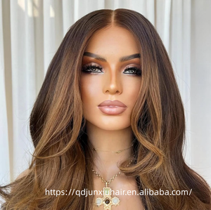 Parrucca Frontale in Pizzo HD di Lusso con Balayage, Biondo <span class=keywords><strong>Cenere</strong></span>, 100% <span class=keywords><strong>Capelli</strong></span> Umani Vergini Non Trattati - Product Image 1