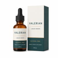 Extrait Liquide de Racine de Valériane en Gros 300mg Formule Sommeil et Détente avec Passionflower et L-Théanine Supplément ODM