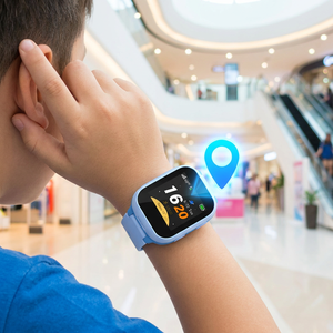 Reloj Inteligente con GPS 4G IP68 y <span class=keywords><strong>SIM</strong></span> para Niños, Botón SOS, Alarma, Llamada Bidireccional, Resistente al Agua, Reloj de Posicionamiento para Niños - Product Image 1