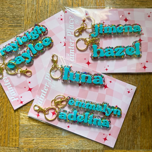 Llavero con Monograma Personalizado, Bolsa Acrílica, Etiqueta de Nombre, Fiambrera, <span class=keywords><strong>Polaroid</strong></span>, Letras, Borla - Product Image 6