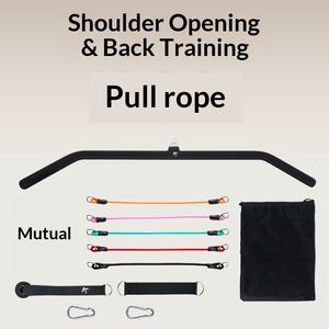 Corde <span class=keywords><strong>de</strong></span> tension dorsale à épaules dégagées, recommandée par Jingjing Teacher, pour tractions en hauteur, en latex élastique en V, pour entraînement à domicile sur porte - Product Image 2