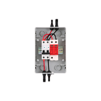 Boîtier combiné pour panneau solaire mural XIONGISOLAR, 1 entrée 1 sortie, disjoncteur, SPD, instrument pour système d'énergie solaire