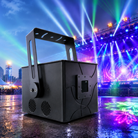 Projecteur laser RGB 10W étanche pour extérieur, idéal pour les événements scéniques, les soirées DJ et les spectacles nocturnes touristiques, avec scanner Galvo 25KPPS