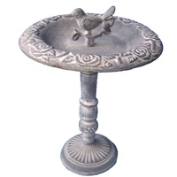 Mangeoire à oiseaux en fonte antique TOPMI modèle BF331 pour la décoration de jardin