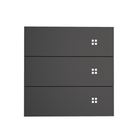 Interrupteur intelligent M8-3 Tuya ZigBee 3 voies, interrupteur mural intelligent pour éclairage électrique, prise en charge du contrôle vocal et par application pour système domotique