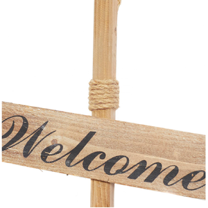 Wood <strong>Canoe</strong> Oar Paddle Sign Wall <strong>Decor</strong> with Arrow and Stripe Patterns - Product Image 6