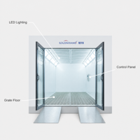 Cabine de peinture avec four de séchage pour camions, bus et voitures - Cabine de peinture automobile 380V 12KW Fabricant direct d'usine