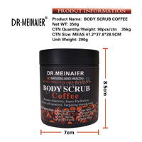 Gommage corporel hydratant et exfoliant doux au sel de mer raffermissant au café, best-seller, 680g