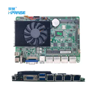 कोर i5-4300 HDM LVDS 4 लैन pfsense के लिए डीसी 12V Win10 नैनो मिनी itx मदरबोर्ड फ़ायरवॉल पीसी