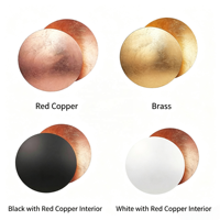 Lampe murale solaire design italien moderne nordique, lampe de chevet, lampe murale lunaire pour couloir, escalier