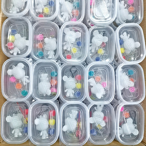 Cartoon Coloring Plaster Doll 18 Cm DIY Handmade Painting Kit For Kids Age 5 7 Years Living Room Toy Set - Product Image 1