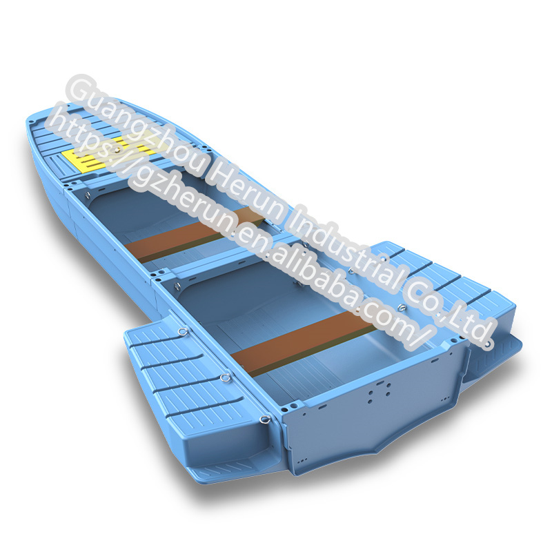 Barco de empalme de plástico portátil engrosado pesca al aire libre montaje protección del medio ambiente agua diversión botes deportivos eléctricos