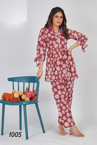 Ensemble de cordons d'été spéciaux imprimés de qualité standard du fabricant et fournisseur indien - Product Image 4