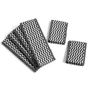 6-mảnh mỏng hẹp vải lưu trữ hộp cho tủ quần áo tiết kiệm không gian thiết kế cho hiệu quả tủ quần áo tổ chức vớ quan hệ nhỏ - Product Image 5