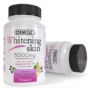 最高品質の美容サプリメントコラーゲンスリミングホワイト抗酸化ピル肌のホワイトニングのためのグルテン500Mgタブレット