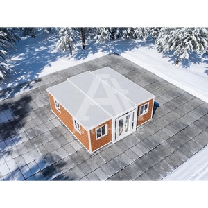 折りたたみ式3ベッドルーム40フィートプレハブ住宅20フィートカスタマイズコンテナホームリビングキャビン - Product Image 3