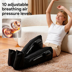 Electric <b>Foot</b> <b>Massager</b> With Air Wave Technology Rechargeable USB Infrared Light Therapy For Leg Relaxation - Product Image 1